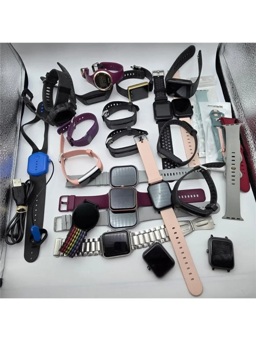 Smart Watch Lot Parts Repair Untested Fitness Tracker  2 lb Mixed Models